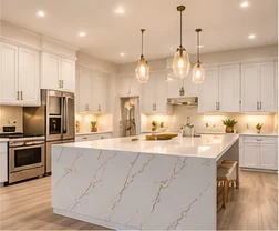 Kitchen renovation — digitally staged presentation