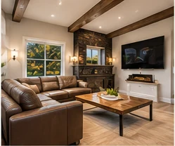 Open-concept interior — digitally staged presentation